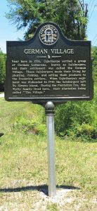 German Village Sign
